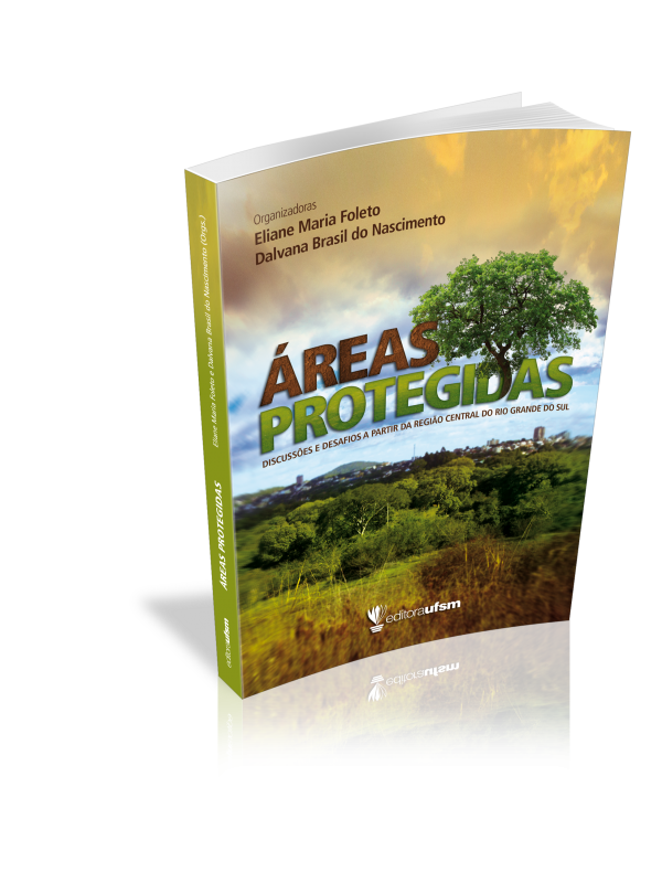 Capa do livro Áreas Protegidas: discussões e desafios a partir da região central do Rio Grande do Sul