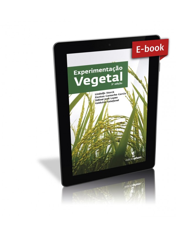 Capa do e-book Experimentação Vegetal - 3ª edição 