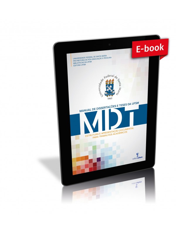 Capa do Manual de Dissertações e Teses da UFSM - MDT