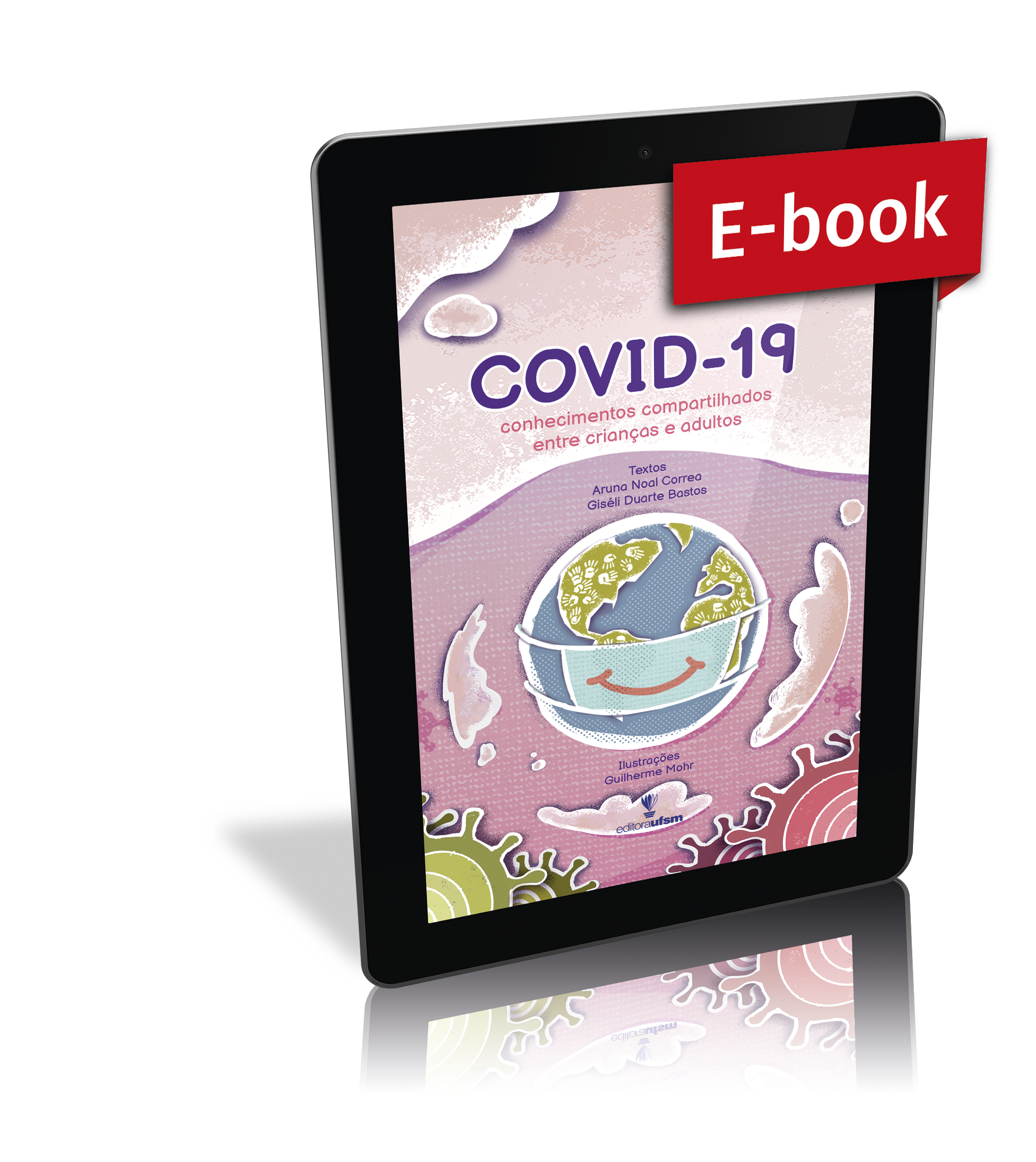 Capa do ebook Covid-19: conhecimentos compartilhados entre crianças e adultos