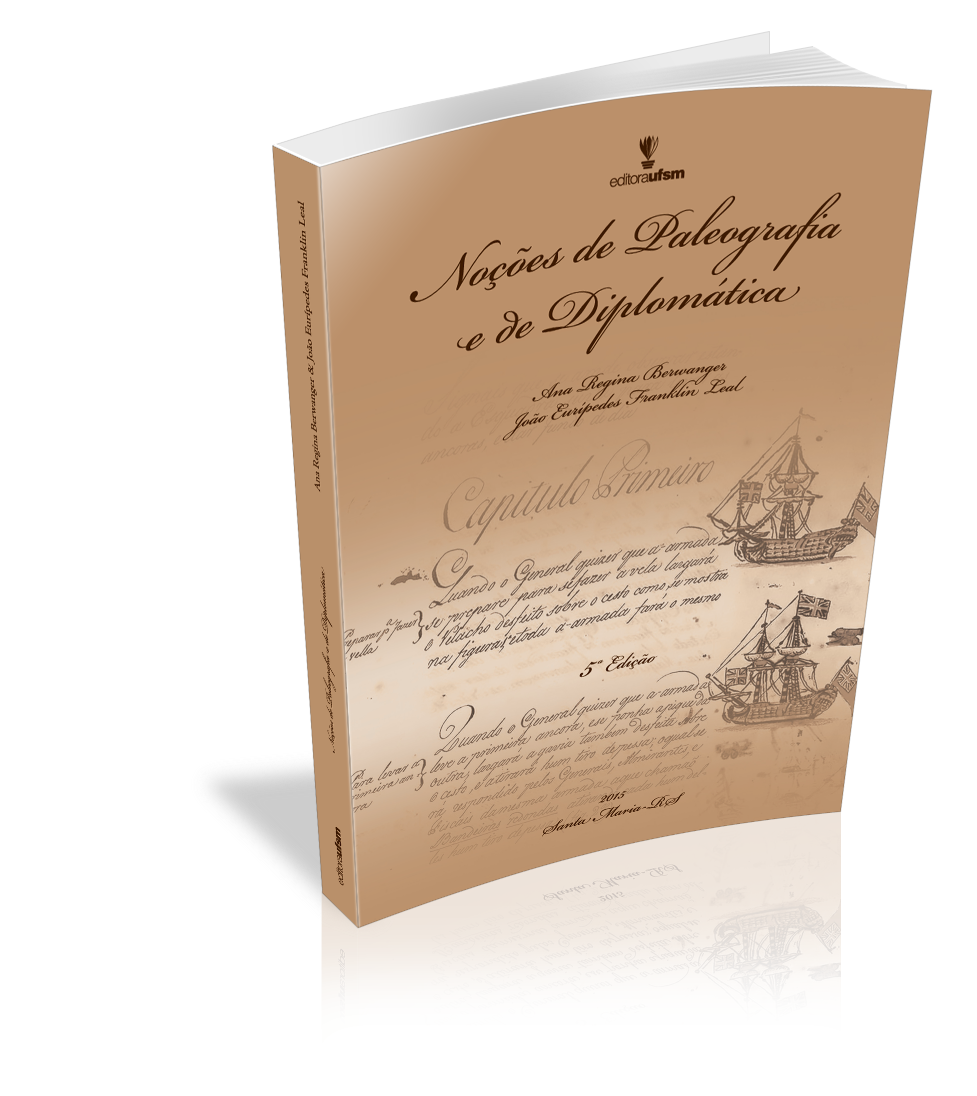 Capa do livro Noções de Paleografia e de Diplomática