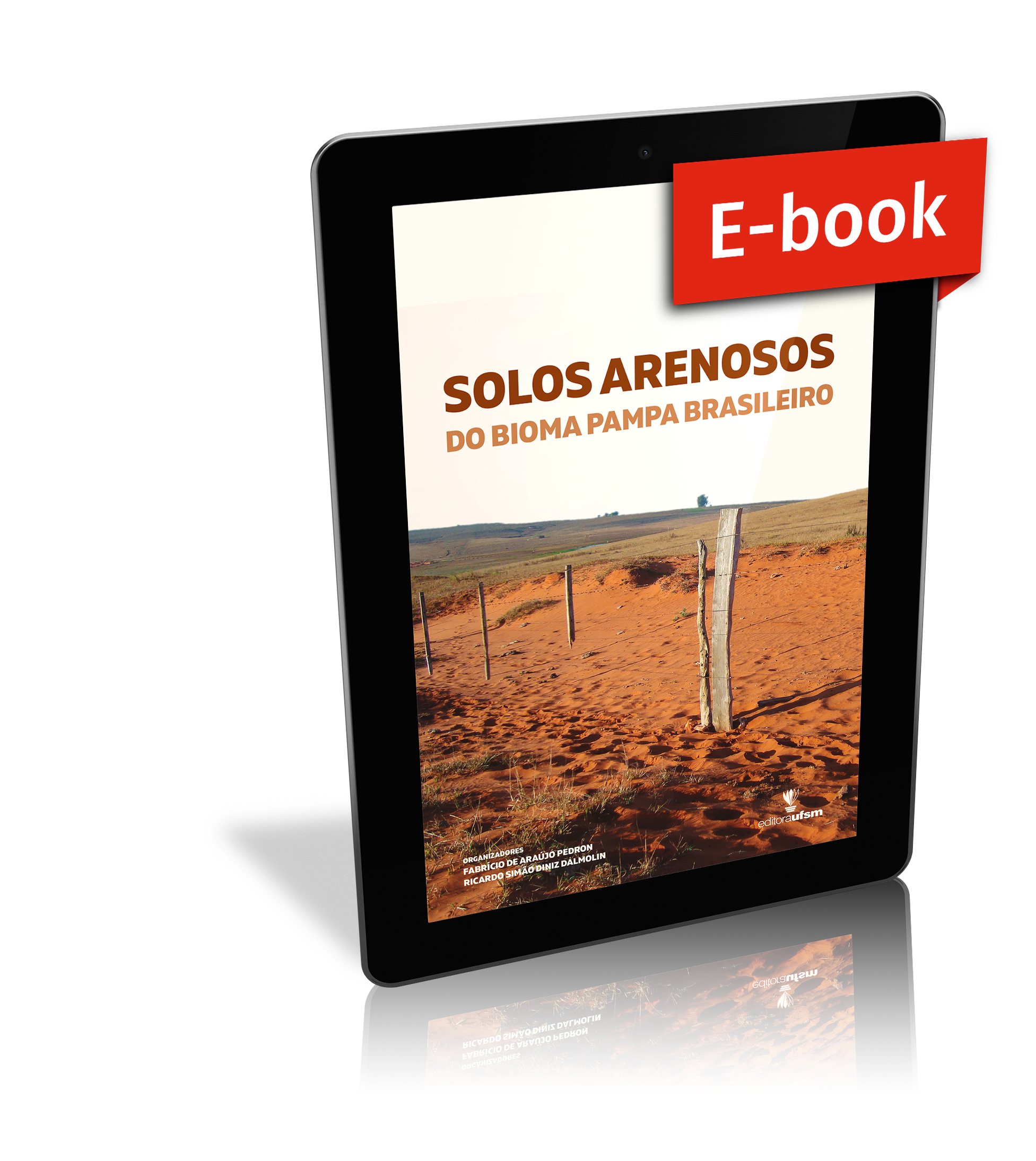 Capa do ebook Solos arenosos do Bioma Pampa brasileiro